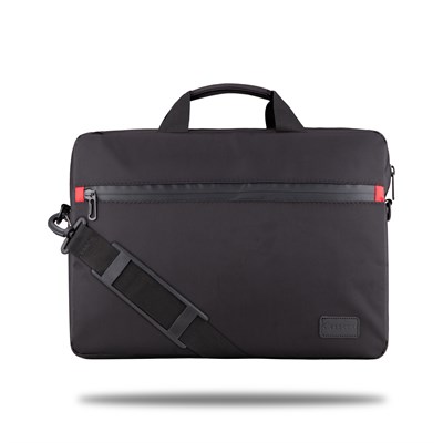  Classone W-TX10K Serisi WTXpro Su Geçirmez Kumaş, Su Geçirmez Fermuar W-TX10K 15.6 inch Uyumlu Macbook, Notebook, Laptop, Tablet Taşıma Çantası-Siyah/Kırmızı