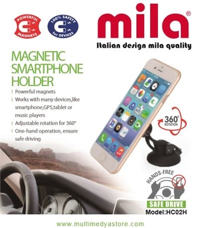 MILA Stand Özellikli Magnetli Araç tutucu 