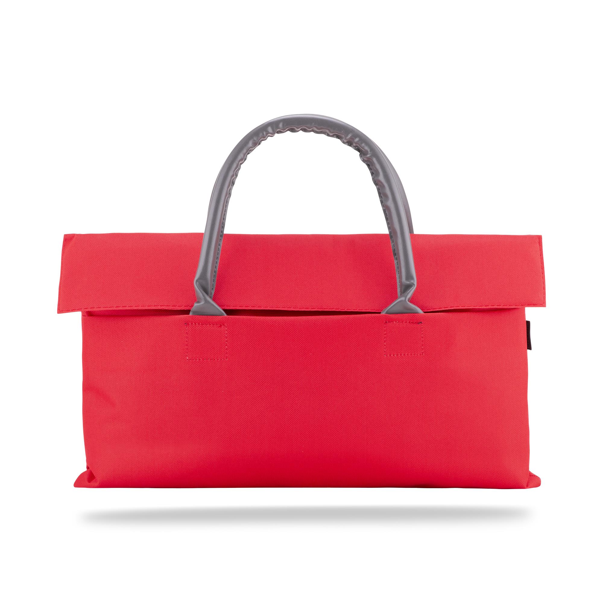 Classone BYN-EL002 WTXPro Su Geçirmez Kumaş 13-14 inch Bayan Laptop El Çantası- Tote Bag – Kırmızı