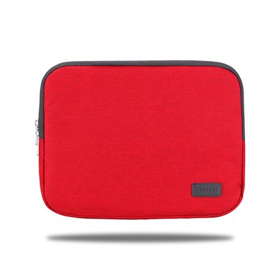 Classone Livorno Serisi WSL1402 13-14 inch uyumlu WTXpro Su Geçirmez Kumaş Macbook ,Tablet Kılıfı -Kırmızı