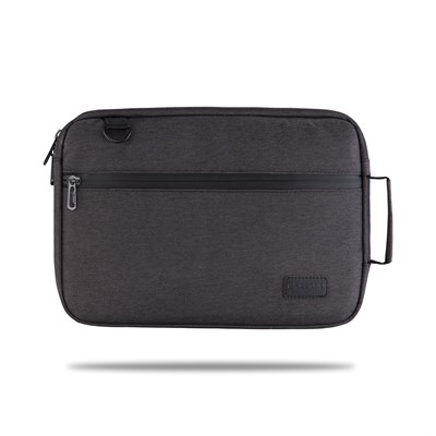 Classone Monza VIP Serisi,13-14 inch Uyumlu WSM147 WTXpro Su Geçirmez Kumaş, Su Geçirmez Fermuar Macbook,Macbook Air Laptop , Notebook Çantası- Koyu Gri
