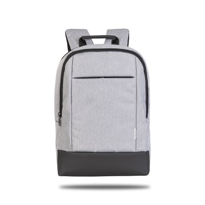 Classone TW1703 Twin Color 17 inch Notebook Sırt Çantası-Açık Gri