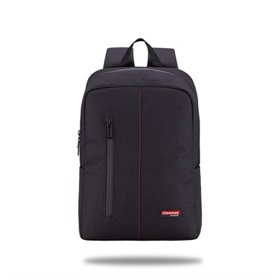 Classone WTX400SK Pro 15.6 inch uyumlu WTXpro Su Geçirmez Kumaş, Su Geçirmez Fermuar, Macbook , Laptop , Notebook Sırt Çantası –Siyah/Kırmızı
