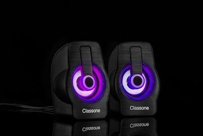Classone X1 Black RGB Gaming Hoparlör - Siyah