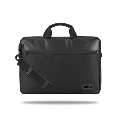 Mila ML-T400, Empoli Serisi WTXpro Su Geçirmez Kumaş-15.6 inch uyumlu Macbook, Macbook air, Laptop, Notebook Taşıma Çantası –Siyah