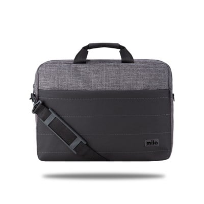 Mila T104 Business serisi WTXpro Su Geçirmez Kumaş, Su Geçirmez Fermuar 15.6 inch uyumlu Macbook , Laptop , Notebook Taşıma Çantası -Gri