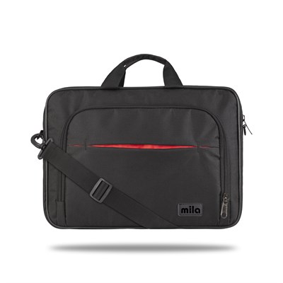 Mila T300 Business serisi 15.6 inch uyumlu WTXpro Su Geçirmez Kumaş Macbook , Laptop , Notebook Taşıma Çantası -Siyah