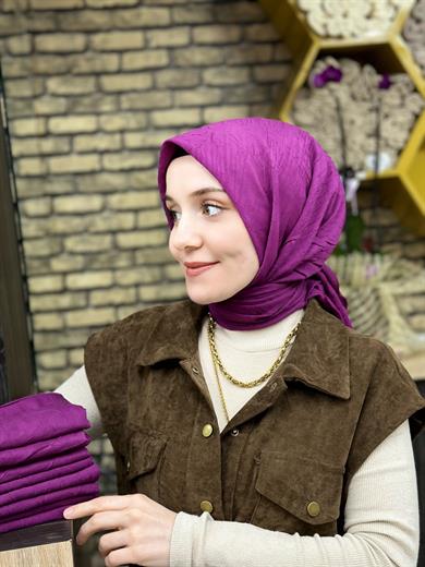 Bambu Eşarp Açık Mürdüm  (46 Numara)