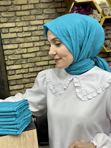 Bambu Eşarp A. Turkuaz (36 Numara)