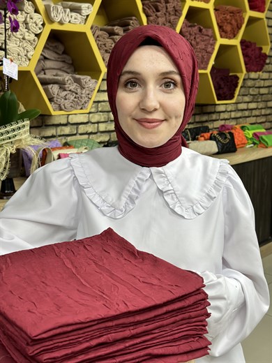 Bambu Eşarp Bordo (23 Numara)