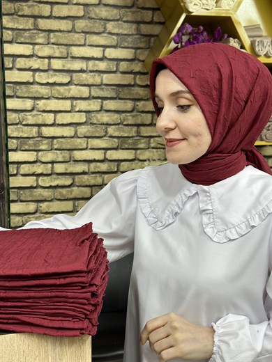 Bambu Eşarp Bordo (23 Numara)