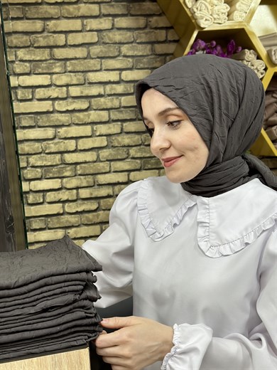 Bambu Eşarp Füme (10 Numara)