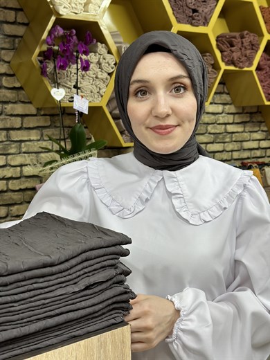 Bambu Eşarp Füme (10 Numara)