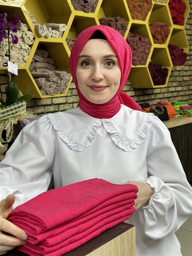 Bambu Eşarp Fuşya (27 Numara)