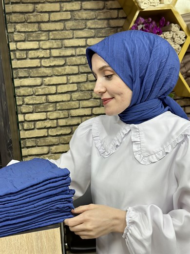 Bambu Eşarp İndigo (20 Numara)