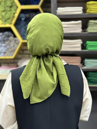 Bambu Eşarp Kına Yeşili