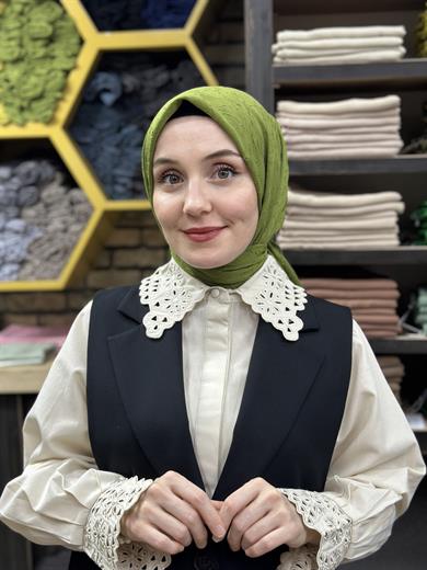 Bambu Eşarp Kına Yeşili