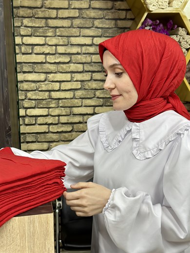 Bambu Eşarp Kırmızı (22 Numara)