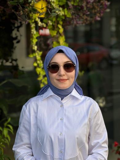 Bambu Eşarp Kot Mavisi