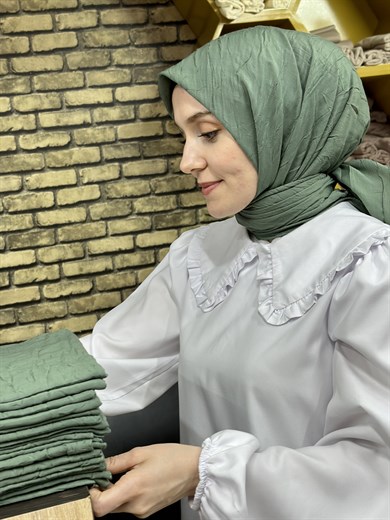 Bambu Eşarp Küf Yeşili (14 Numara)