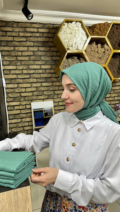 Bambu Eşarp Su Yeşili