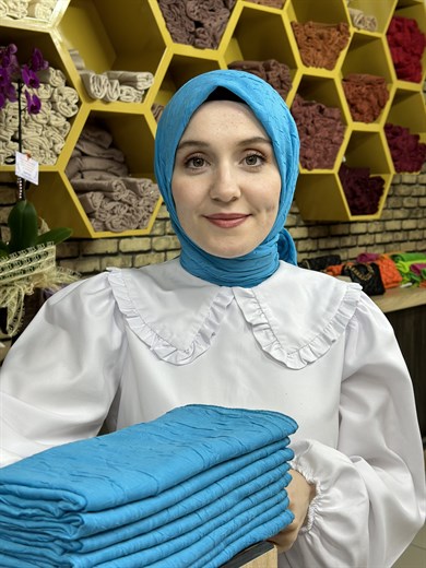 Bambu Eşarp Turkuaz (19 Numara)