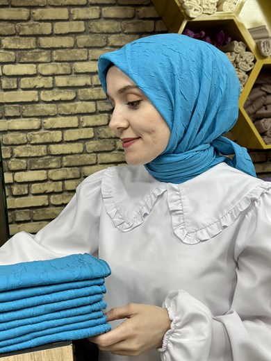 Bambu Eşarp Turkuaz (19 Numara)