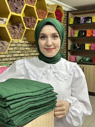 Bambu Eşarp Zümrüt (18 Numara)