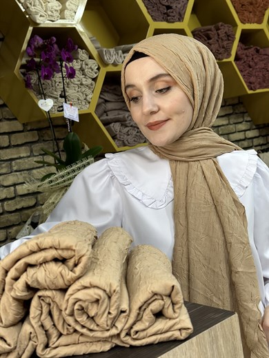 Bambu Şal Camel (3 Numara)