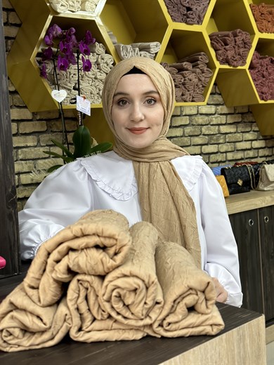 Bambu Şal Camel (3 Numara)