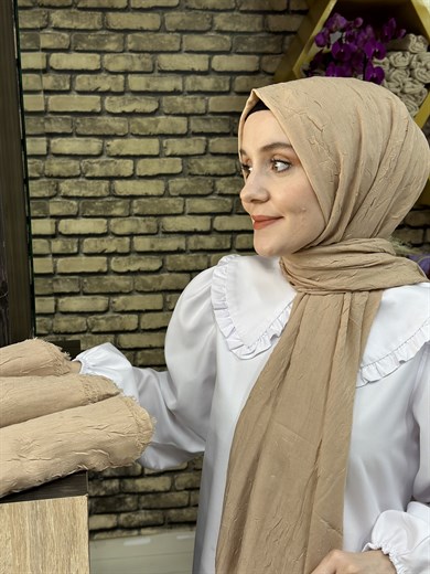 Bambu Şal Bej (4 Numara)