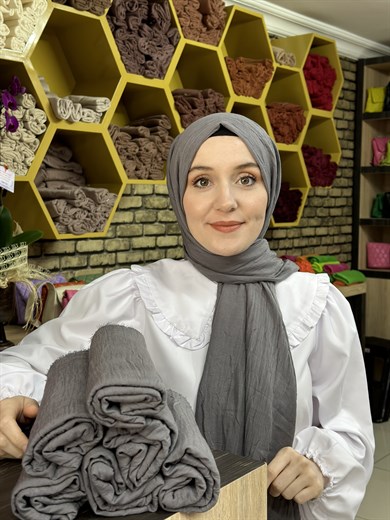 Bambu Şal Gri (7 Numara)