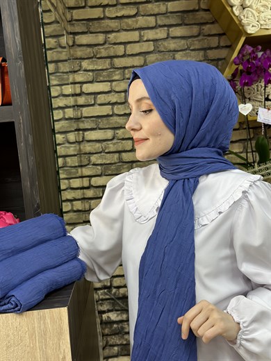 Bambu Şal İndigo (12 Numara)