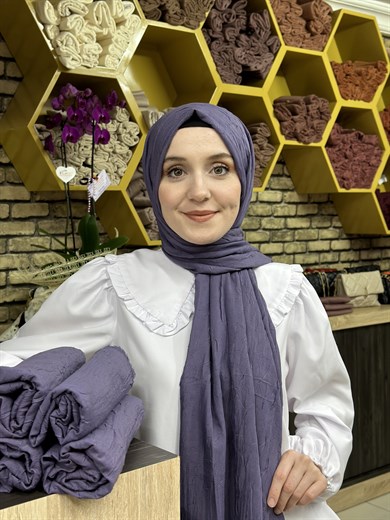 Bambu Şal Mor (34 Numara)