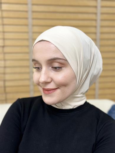 Çıtçıtlı Şal  Açık Taş