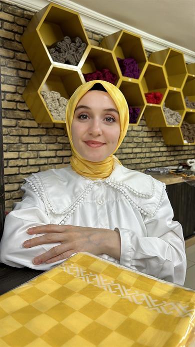 Damalı Desen Eşarp 12 Numara 