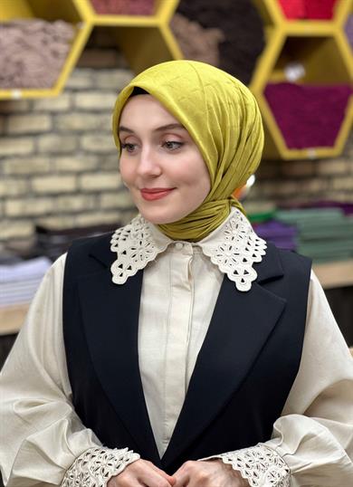 Jakarlı Bambu Eşarp 6