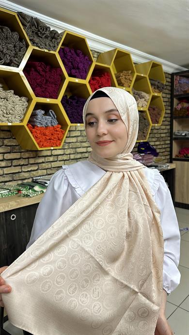 Lsy Desen Jakar Şal Bej