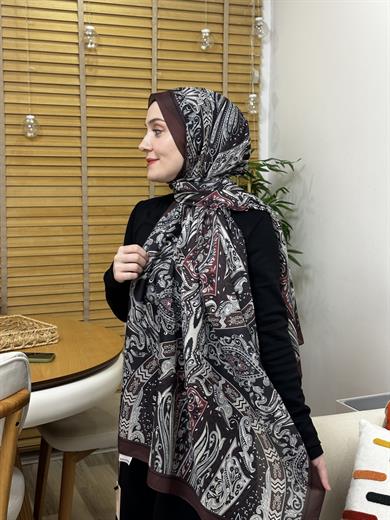 Özel Pamuk Vual Bordo 10