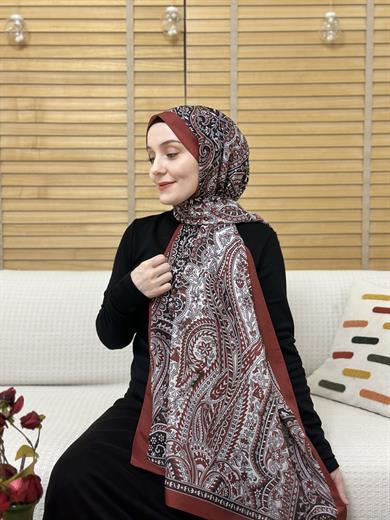 Özel Pamuk Vual Bordo 11