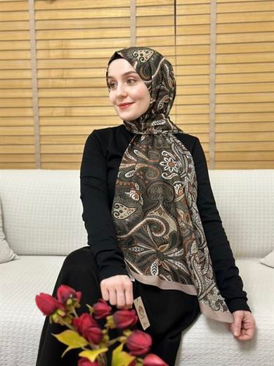 Özel Pamuk Vual Kahverengi 1