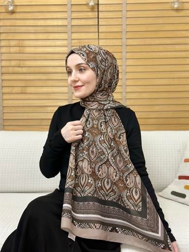 Özel Pamuk Vual Kahverengi 4