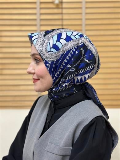 Özel Soft Eşarp Lacivert 2