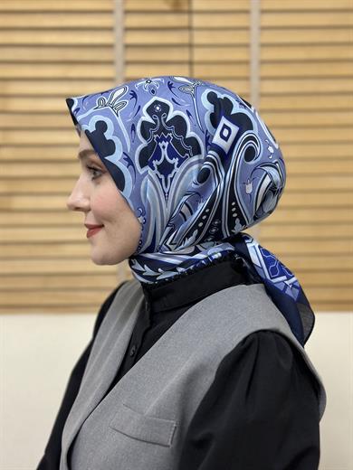 Özel Soft Eşarp Lacivert 3