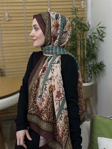 Özel Pamuk Vual Bordo 3