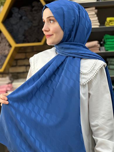 Su Yolu Jakar Şal İndigo