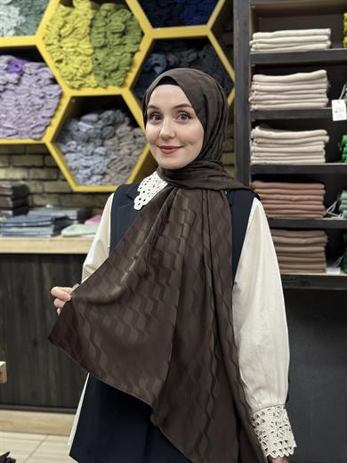 Su Yolu Jakar Şal Koyu Acı Kahve