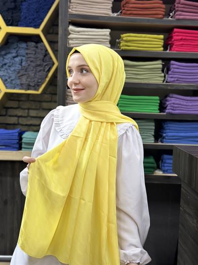 Su Yolu Jakar Şal  Sarı