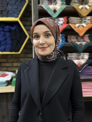 Vintage Desen Soft Eşarp 1