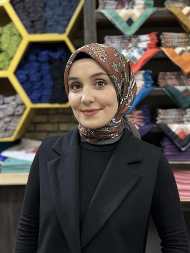 Vintage Desen Soft Eşarp 3